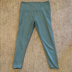 Dan Skin Teal High-Waisted Leggings